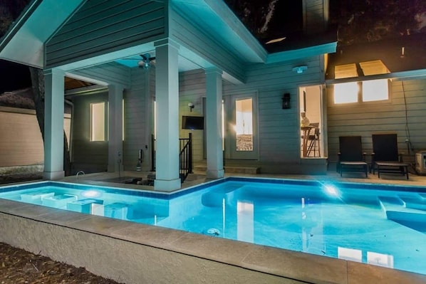Piscine chauffée