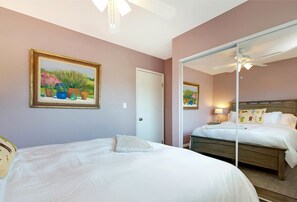 2 bedrooms, iron/ironing board, free WiFi, bed sheets