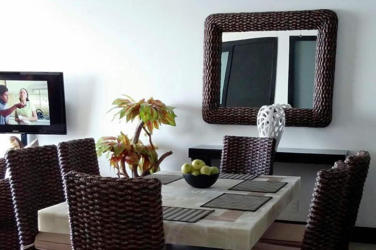 Kondo Deluks, 1 kamar tidur, pemandangan samudra | Dapur pribadi | Lemari es, microwave, oven, dan kompor