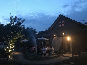 Front of property - evening/night