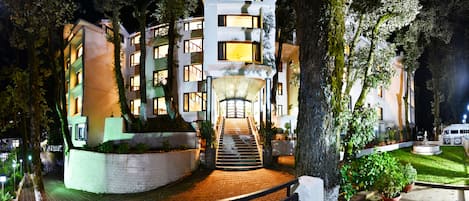 Front of property – evening/night