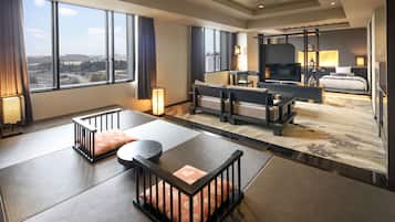 In-room safe, desk, blackout curtains, soundproofing