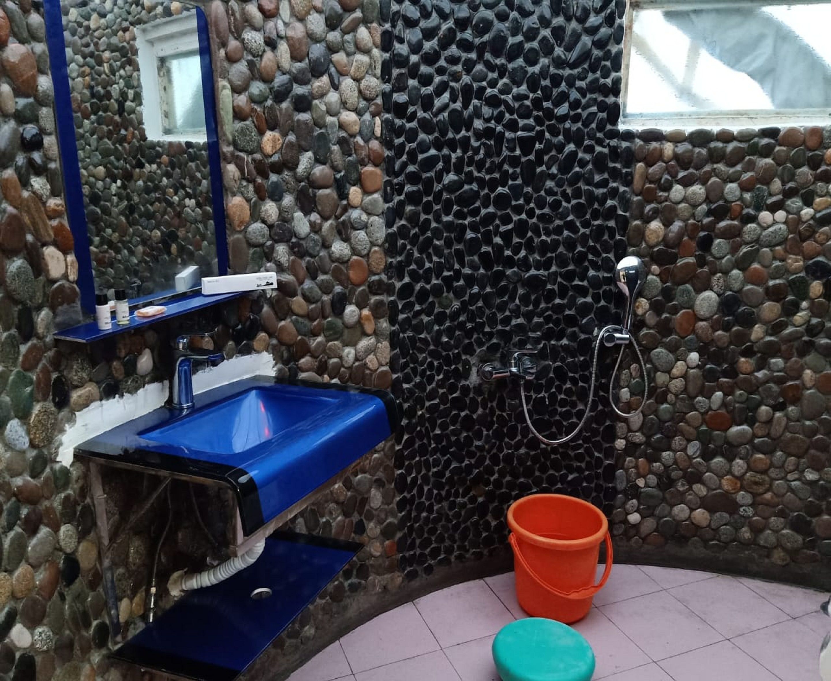 Tienda Deluxe, vistas a la montaña | Baño | Bañera, artículos de higiene personal gratuitos y toallas