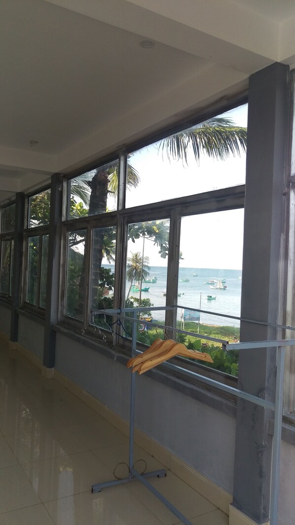 Blick von der Unterkunft