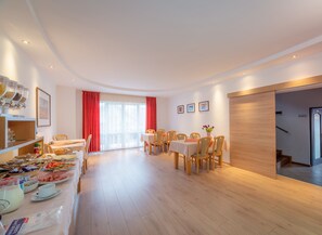 Daily buffet breakfast (EUR 6 per person)