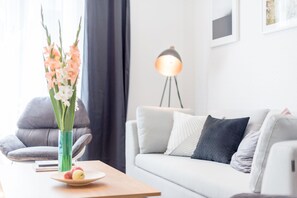 Leilighet | Oppholdsrom | En 1-tommers TV med digitale kanaler