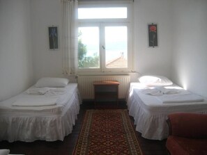 Desk, iron/ironing board, free cots/infant beds, free WiFi
