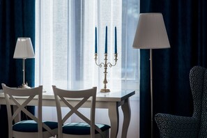 Apartment, 2 Bedrooms (4/8, Fivestars Topolowa 4 Street) | Living area | Flat-screen TV
