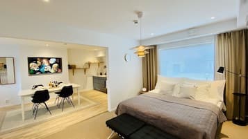 Standard Suite | Blackout curtains, iron/ironing board, free WiFi, bed sheets