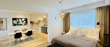 Standard Suite | Blackout drapes, iron/ironing board, free WiFi, bed sheets