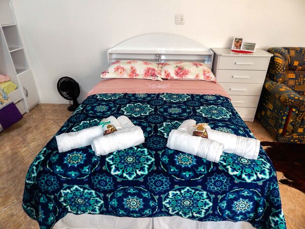 คอมฟอร์ทอพาร์ทเมนท์, 1 ห้องนอน | 1 ห้องนอน, Wi-Fi ฟรี, ผ้าปูที่นอน