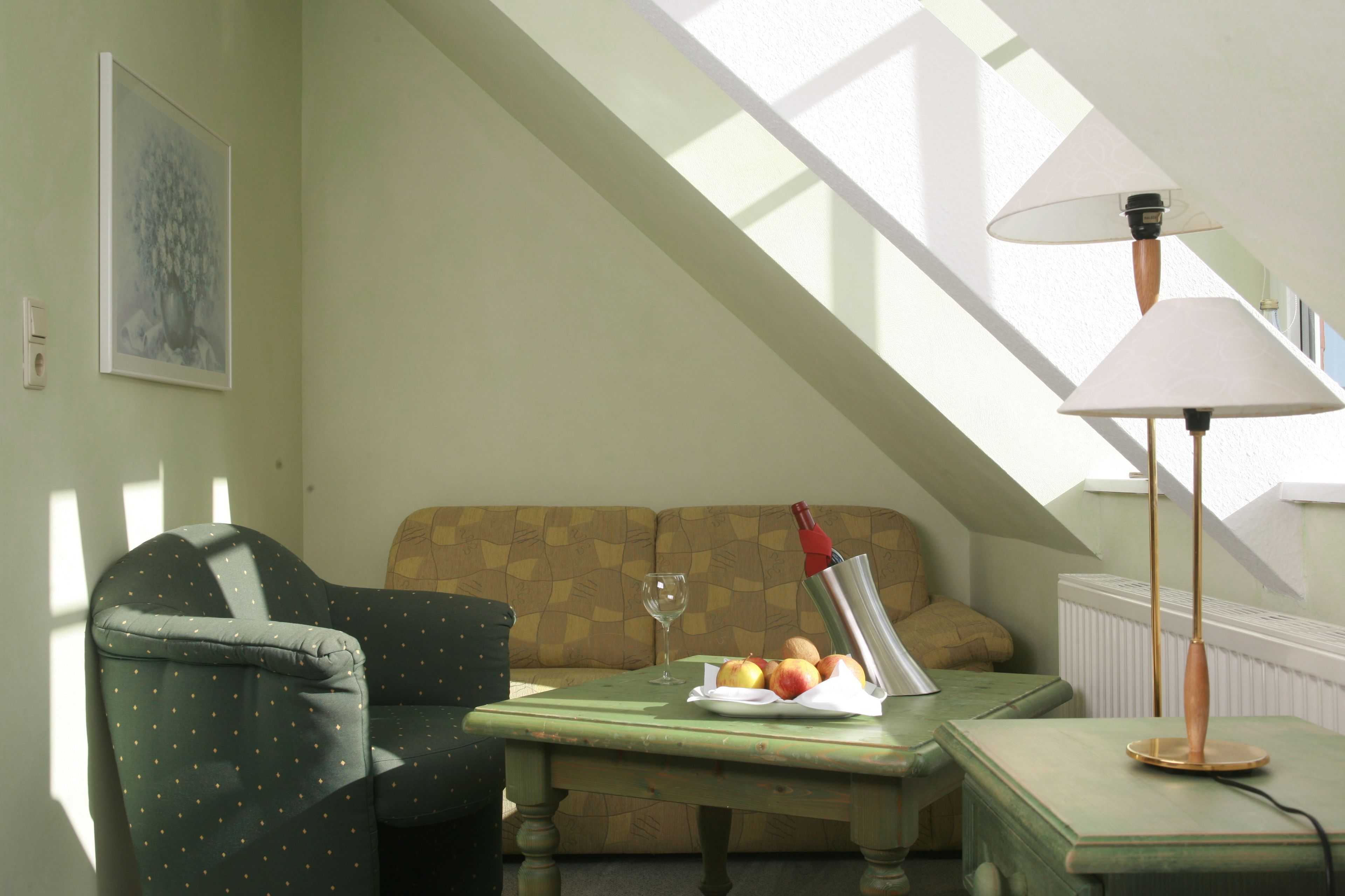 comfort double room | living area | flat-screen tv