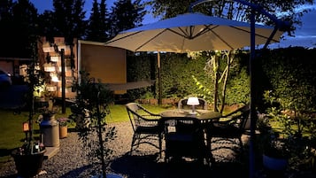 Family Tree House, Private Bathroom, Annex Building | Living area | 32-inch LCD TV with digital channels, TV, Netflix