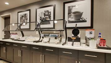 Free daily buffet breakfast