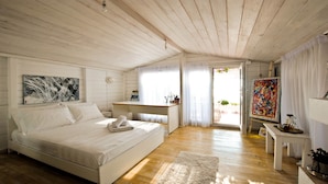 Estudio, vistas al mar | Wifi gratis y ropa de cama