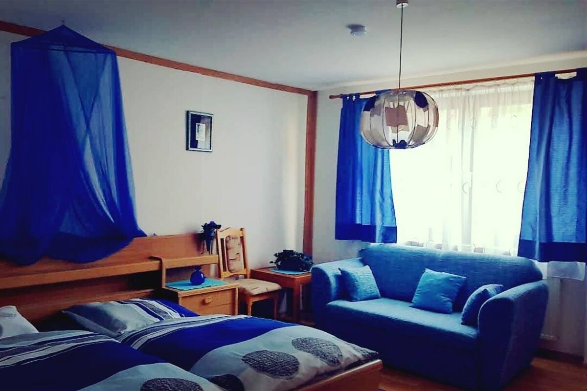 Basic Double Room, 1 Queen Bed with Sofa bed (Large ) | Desk, iron/ironing board (on request), cots/infant beds, free WiFi