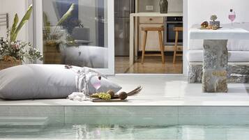 Suite, Private Pool, Sea View | Terrace/patio