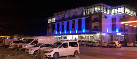 Voorkant van accommodatie