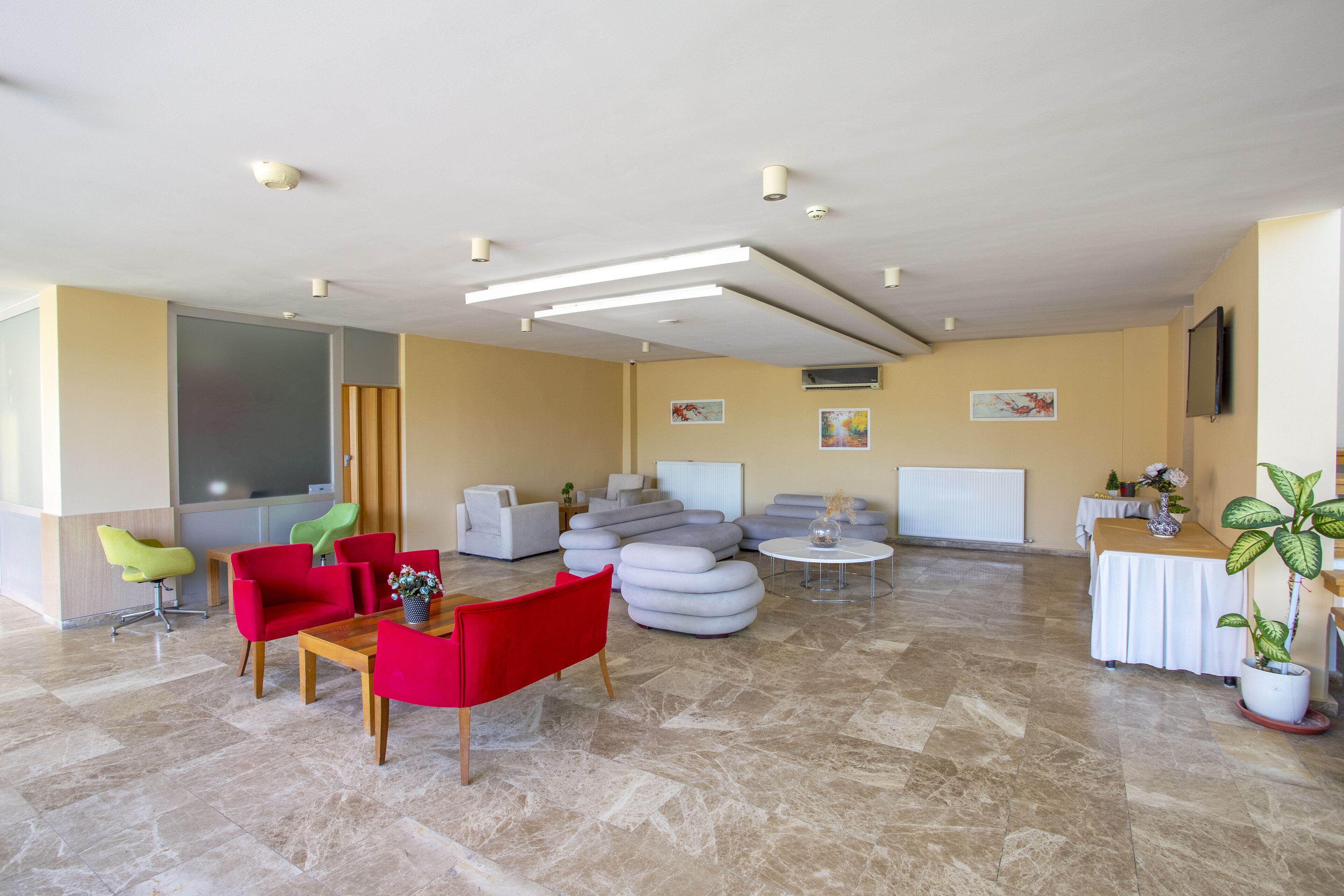 Lobby sitting area