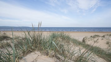 Vlak bij het strand