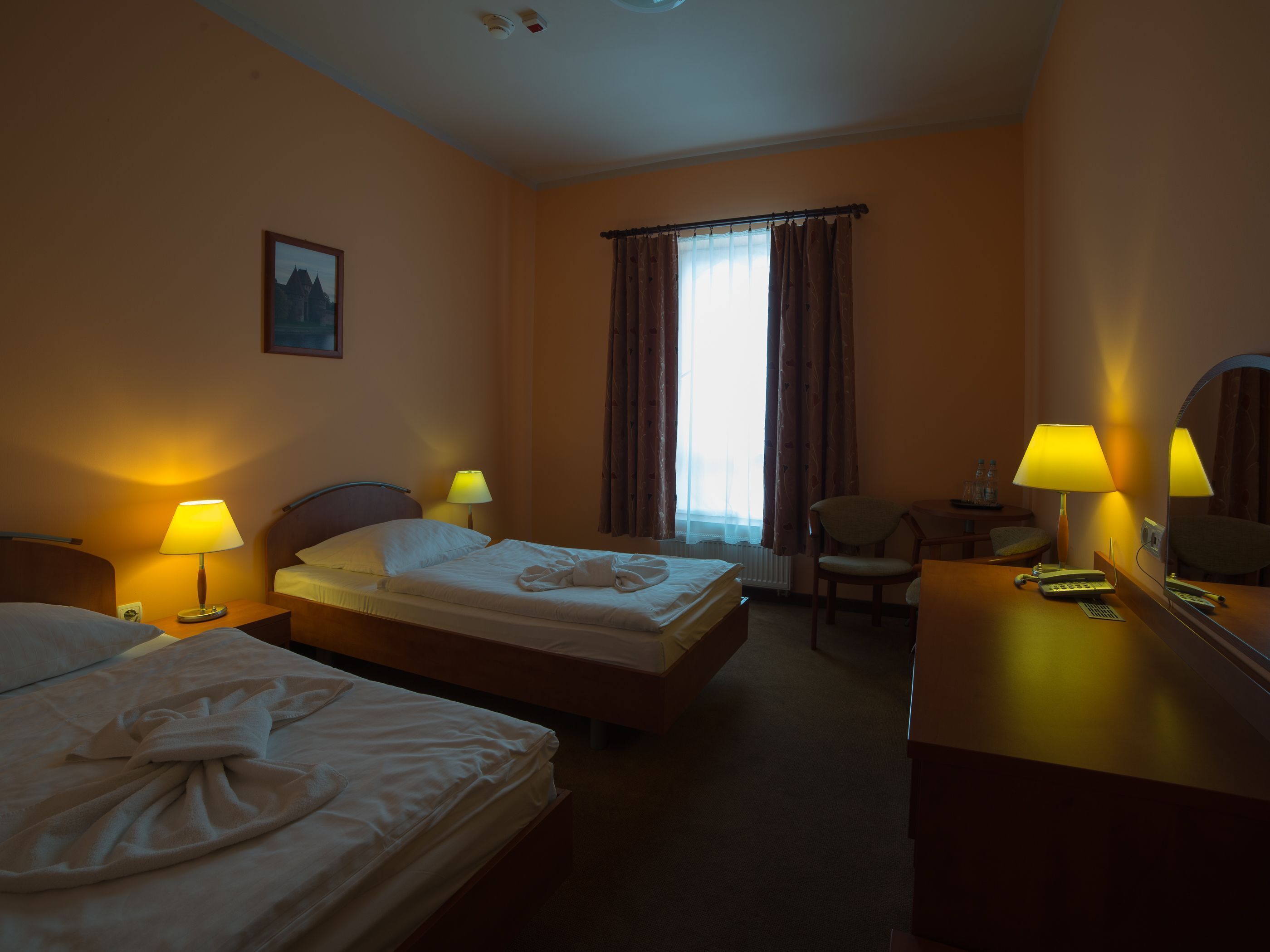 Desk, iron/ironing board, free WiFi, bed sheets