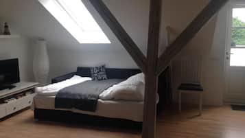 Lejlighed - 2 soveværelser | 1 soveværelse, premium-sengetøj, lydisolering, gratis Wi-Fi