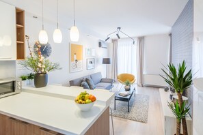 Living area - Venus Apartments - King Street II (Budapest)