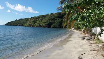 Beach nearby, white sand