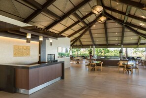Breakfast, lunch, dinner served; local cuisine, pool views  - Solina Beach & Nature Resort (Carles)