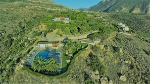 Aerial view - Chrissa Camping Rooms & Bungalows (Delphi)