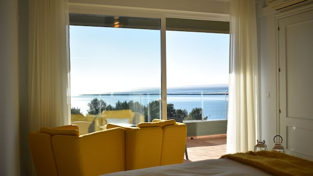 View from room - Encosta Da Praia Luxury Villa Private Pool Near Beach (Lagoa)