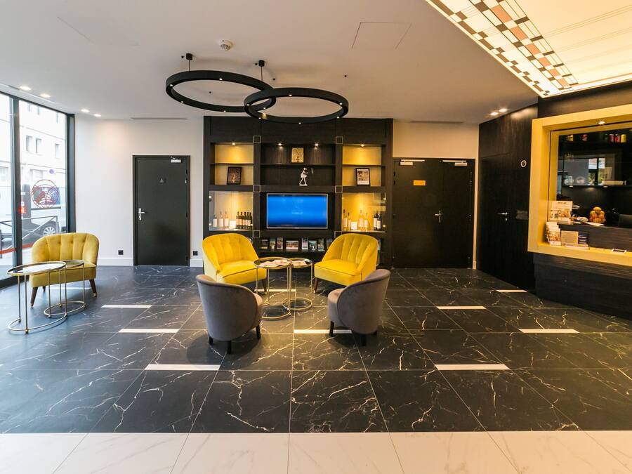 Zona de estar del vestíbulo