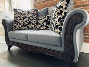 Luxury-Studio, 2 Doppelbetten (206) | Wohnbereich