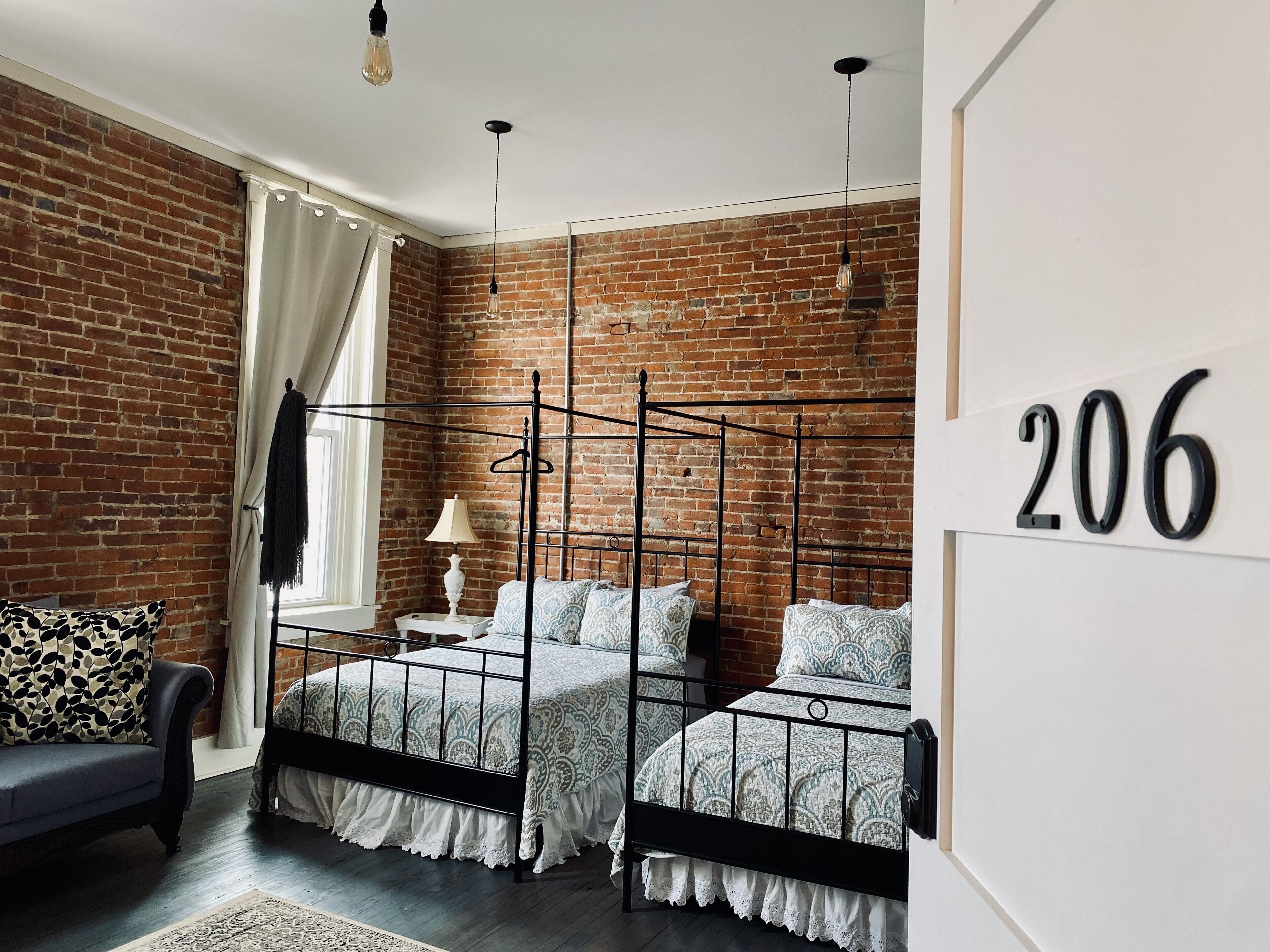 luxury studio, 2 double beds (206) | 1 bedroom, premium bedding, memory-foam beds, blackout curtains