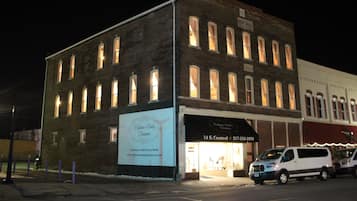 Front of property - evening/night