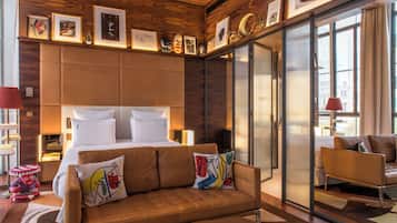 Executive kamer | 1 slaapkamer, luxe beddengoed, een minibar, een kluis op de kamer