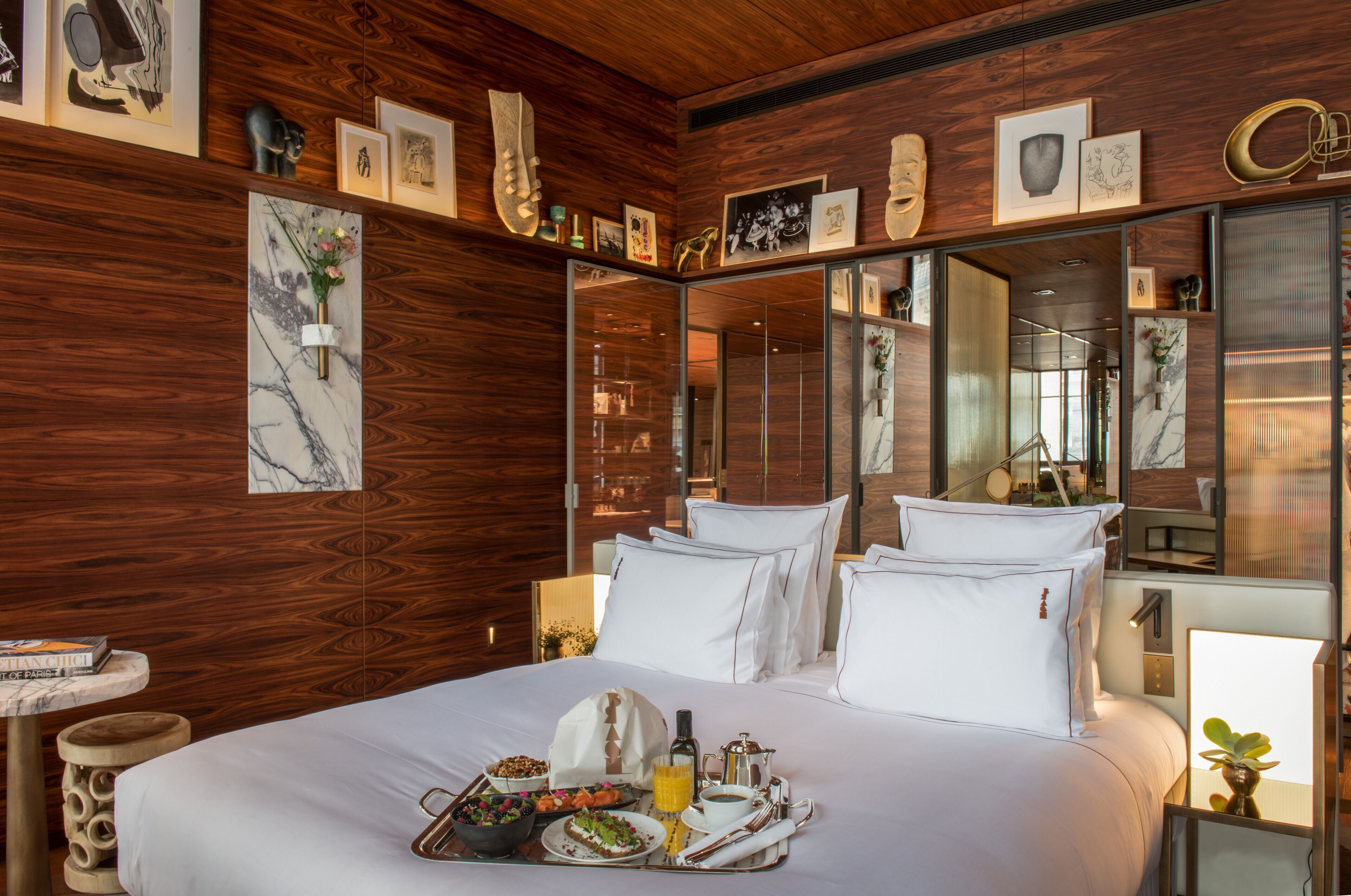 1 bilik tidur, peralatan tempat tidur premium, bar mini 