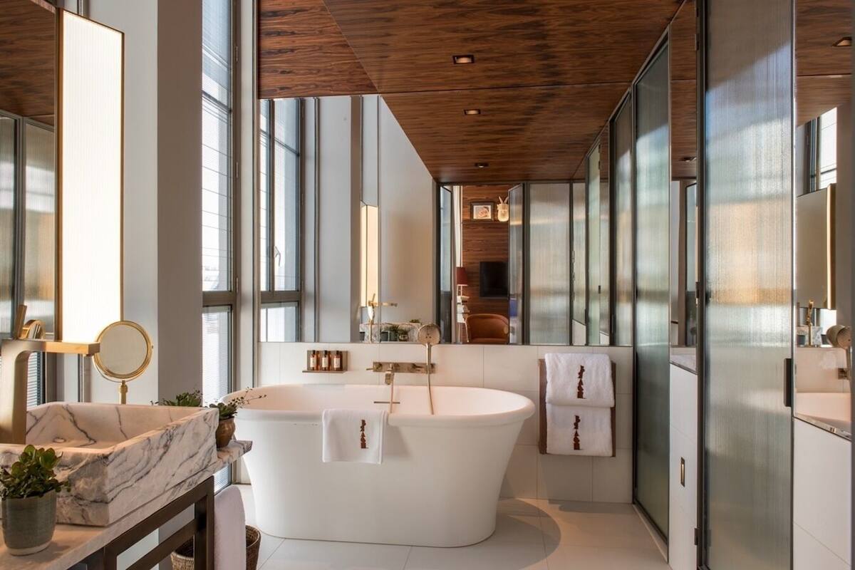 1 habitación, ropa de cama de alta calidad y minibar 