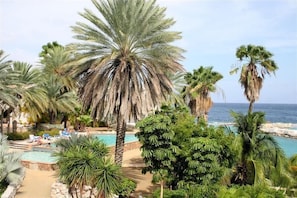 Blick von der Unterkunft