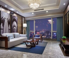 Living area - Air Suites Chunxi Chengdu (Chengdu)