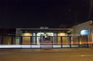 Front of property – evening/night