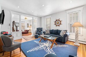 Smart TV, fireplace - 3 House from the Beach....Ocean Views from EVERY ROOM! (Atlantic City)