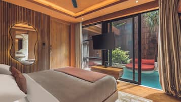 Two Bedroom Villa with Private Pool | 1 bedroom, minibar, in-room safe, desk