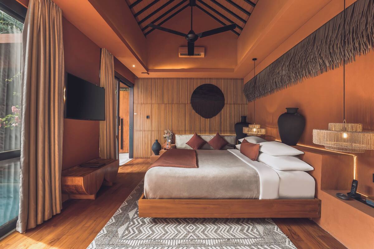 Vila Grand | 1 kamar tidur, minibar, brankas, dan meja kerja