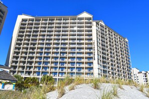 Exterior - Ocean-view condo w/ pool & beach access (North Myrtle Beach)