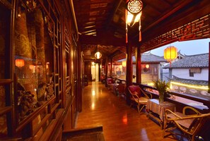 Sitteområde i lobbyen