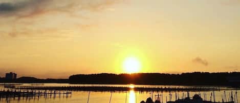 Blick von der Unterkunft