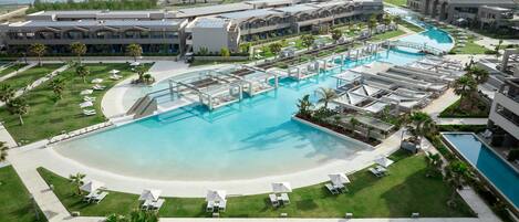 Indoor pool, outdoor pool, pool cabanas (surcharge), pool umbrellas