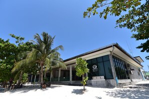 Majoituspaikan julkisivu