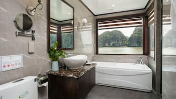 Elegance Suite, Balcony - 3 Days 2 Night | Bathroom | Free toiletries, hair dryer, bathrobes, slippers